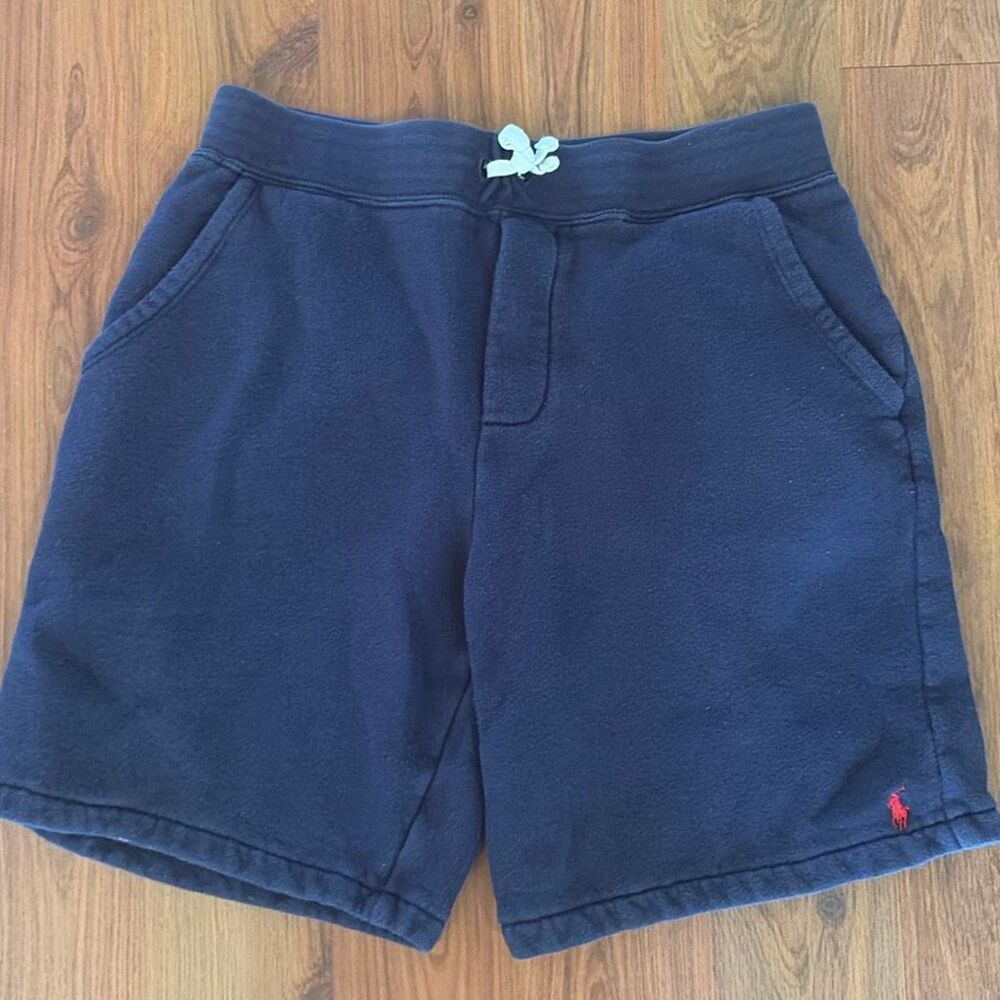 Polo Ralph Lauren vintage navy blue kids sweat shorts size Lxl boys